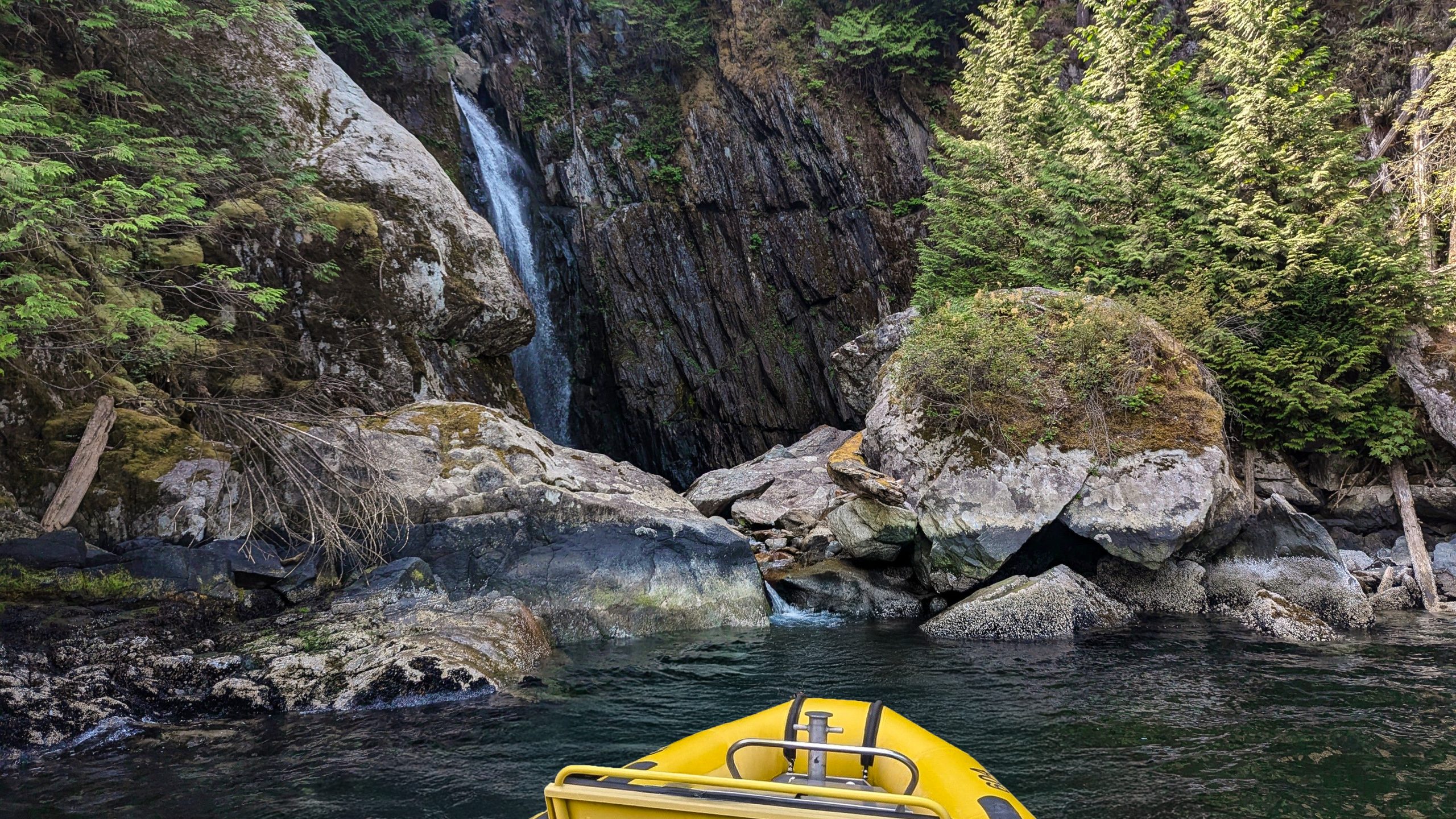 sea avncouver city and waterfall