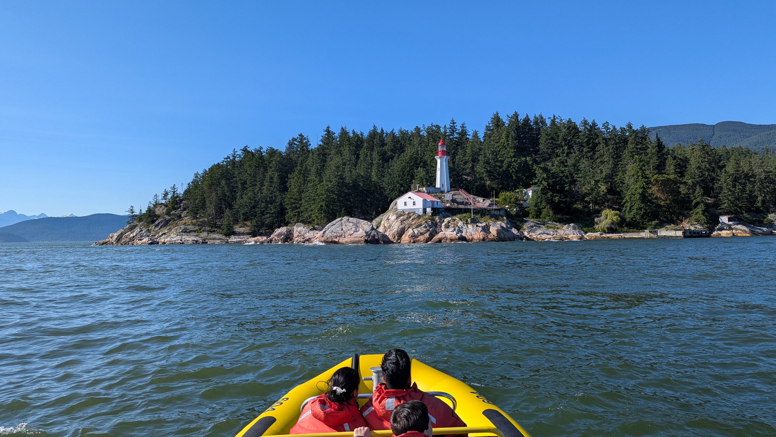 Point Atkinson from the water