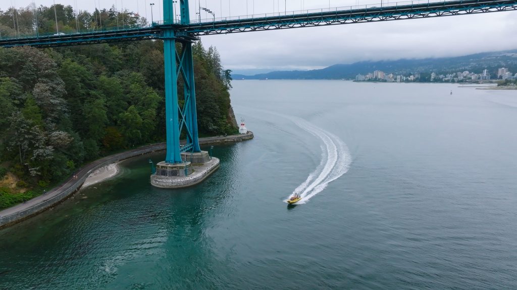 lions gate from the sky