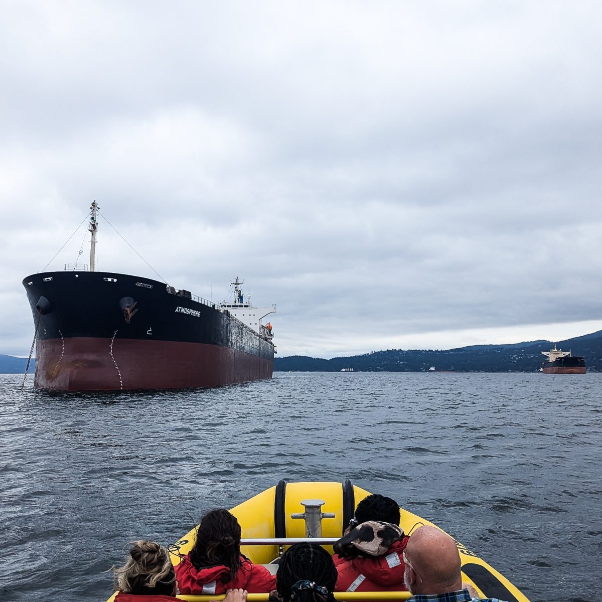 Large cargo ship