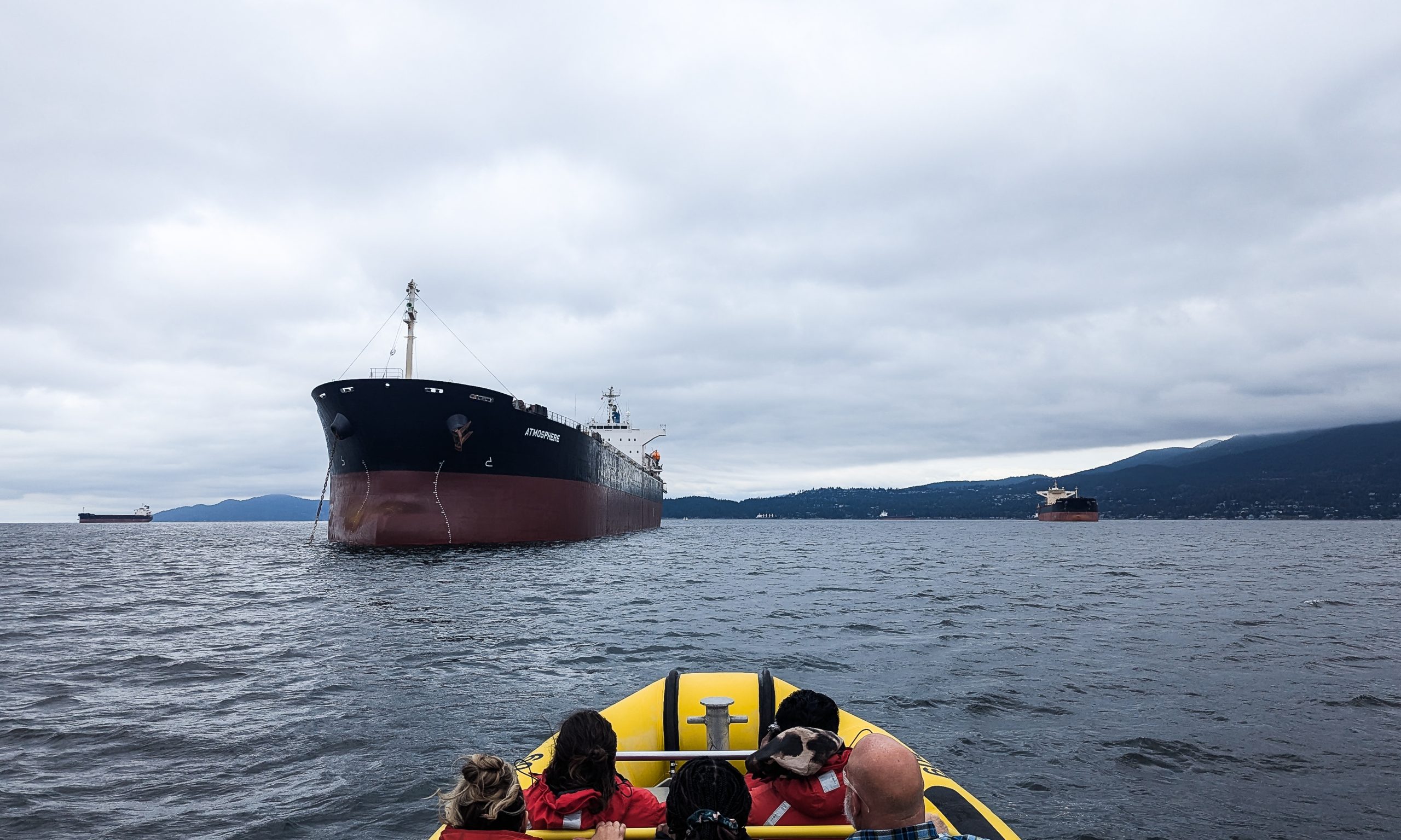 Large cargo ship